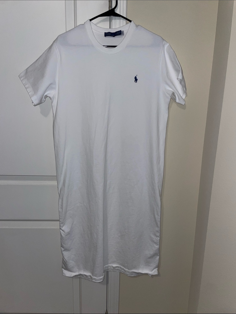 Polo by Ralph Lauren White Short Sleeve Crew Tee with Navy Pony